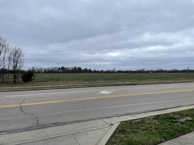 The 35-acre site in Mason, Ohio that is slated to become a temple of the Church of Jesus Christ of Latter-day Saints. (Photo by Jana Riess)