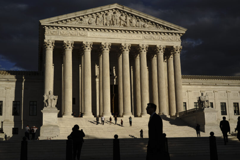 The Supreme Court is seen at dusk Oct. 22, 2021, in Washington. (AP Photo/J. Scott Applewhite, File)