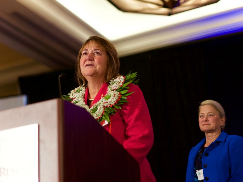 The Western Jurisdictional Conference elected the Rev. Karen Oliveto