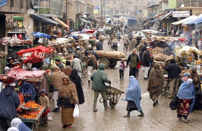 A market in Afghanistan. Photo courtesy of The Voice of the Martyrs