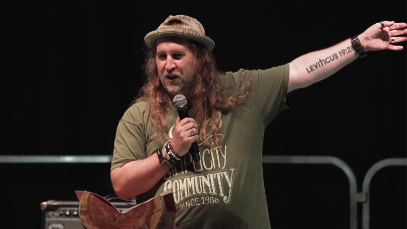 Pastor Bruxy Cavey. (Video screen grab)