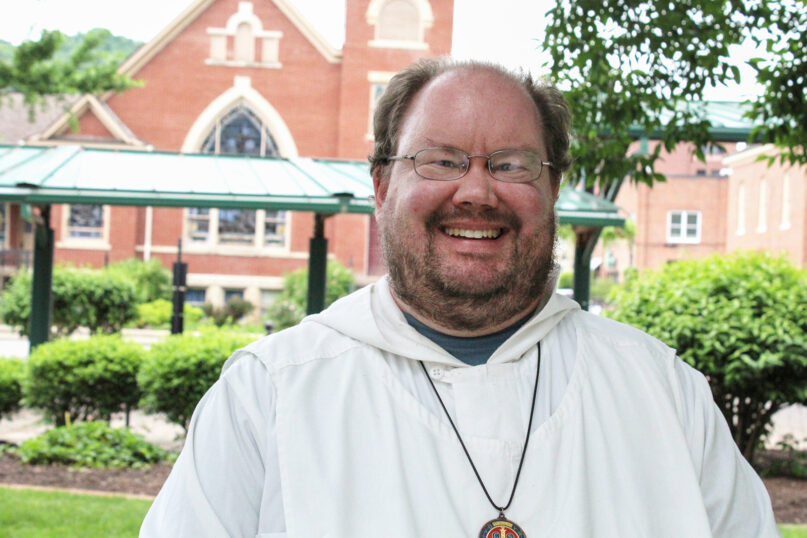 Brother Christian Matson, shown on May 10, 2024, in Pikeville, Kentucky, is a Catholic diocesan hermit. (Photo by Jennifer Hart Yonts)