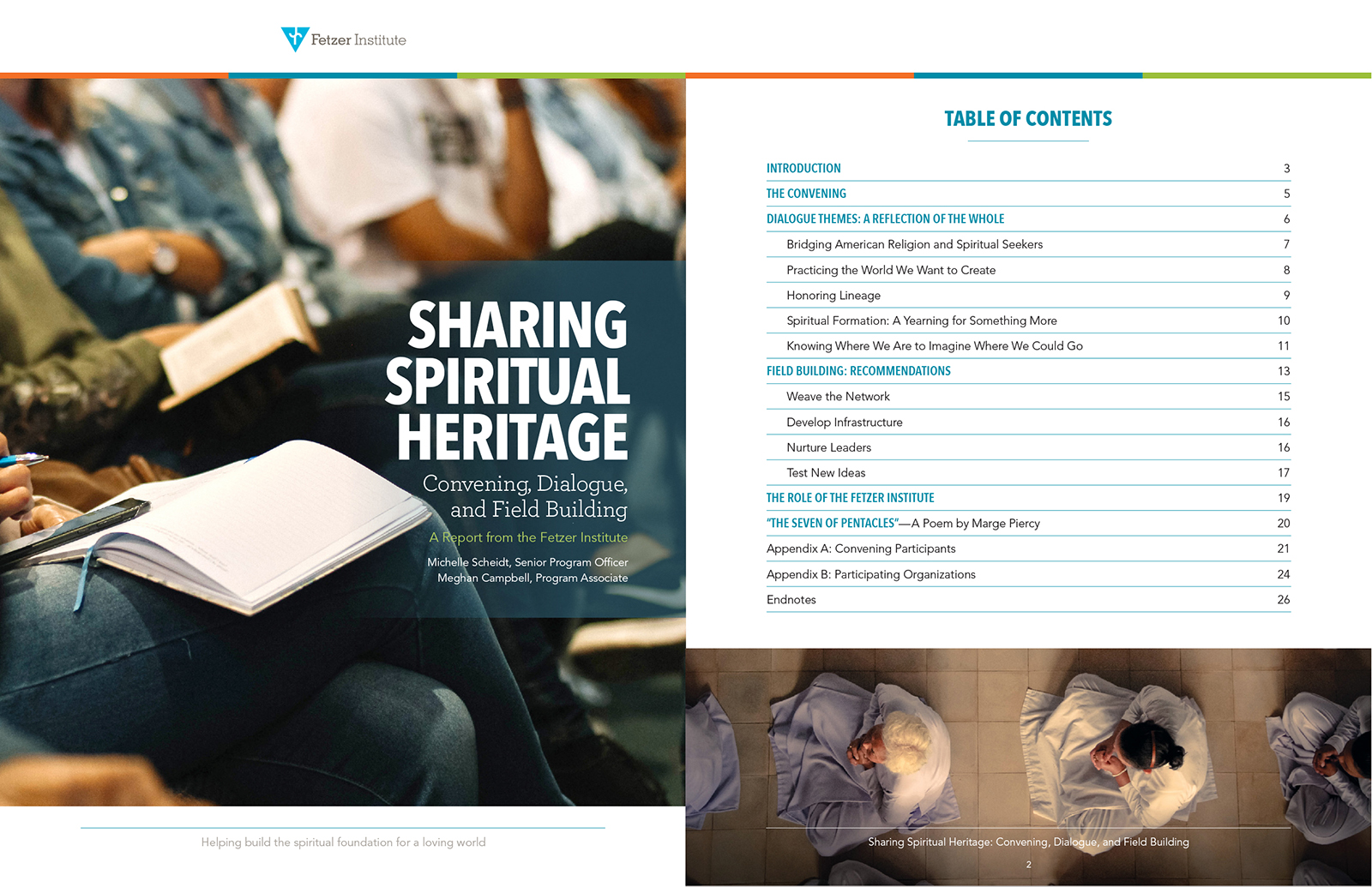 Fetzer Institute's "Sharing Spiritual Heritage" report. Courtesy image