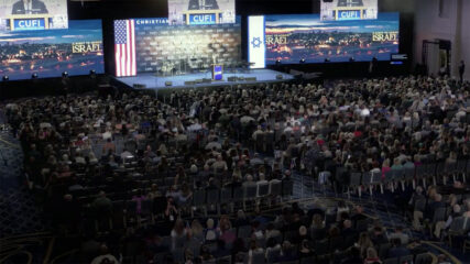 John Hagee speaks at the Christians United for Israel summit, Monday, July 29, 2024, National Harbor, Maryland. (Video screen grab)