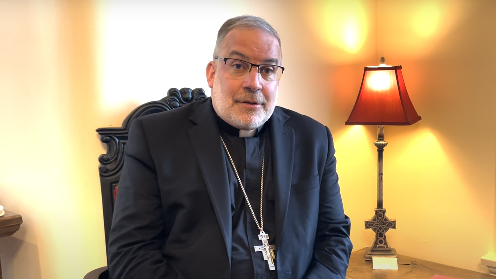 Bishop John Stowe. (Video screen grab)