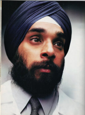 Navinder Singh Nijher as a young doctor. Courtesy photo