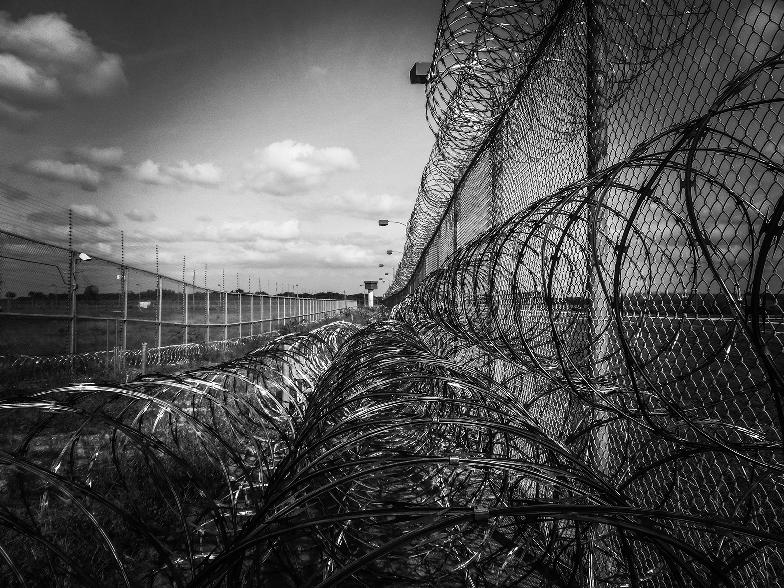 Razor wire surrounds a prison. (Image by Jody Davis/Pixabay/Creative Commons)