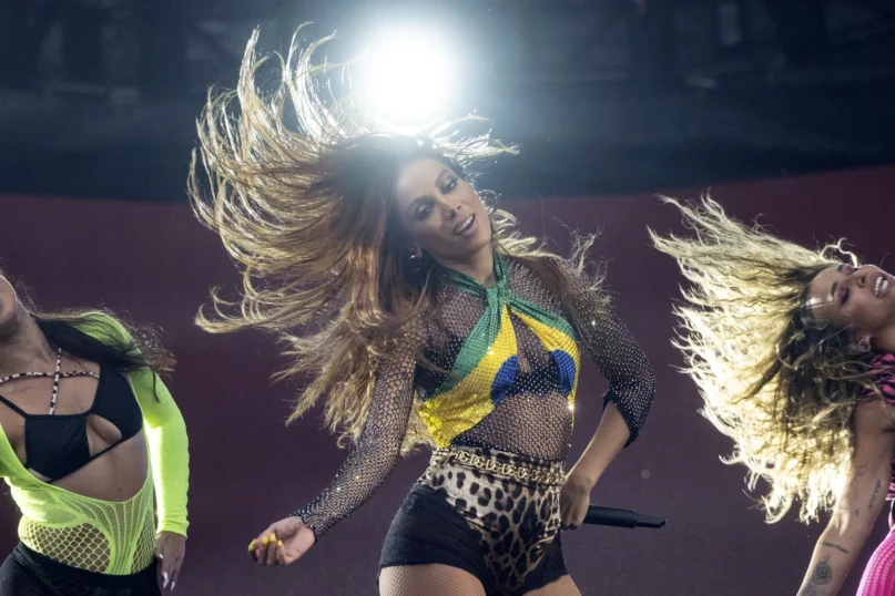 FILE - Brazilian singer Anitta performs during the Global Citizen Festival at Central Park in New York, Sept. 23, 2023. (AP Photo/Yuki Iwamura)